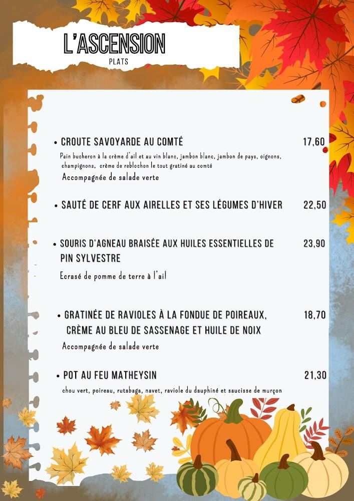 Restaurant La Grange - Menu Image 1